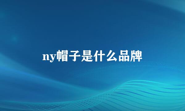 ny帽子是什么品牌