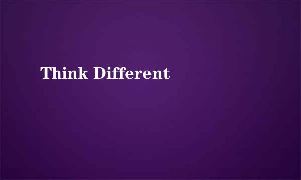 Think Different