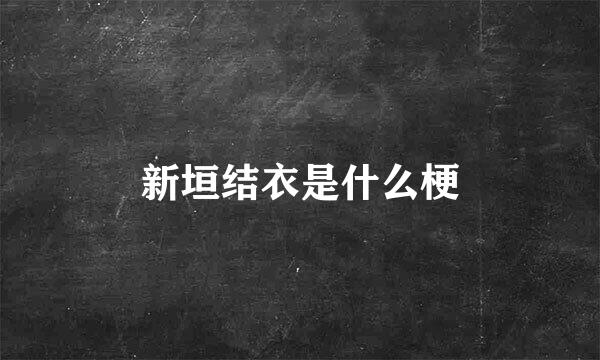 新垣结衣是什么梗