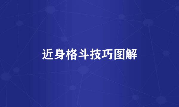 近身格斗技巧图解