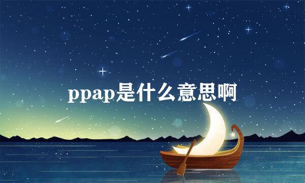 ppap是什么意思啊