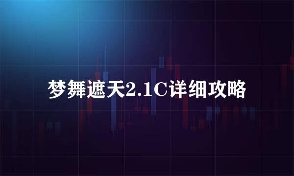 梦舞遮天2.1C详细攻略