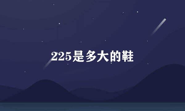 225是多大的鞋