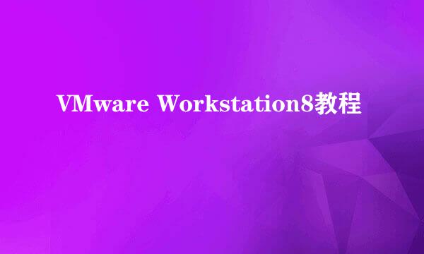 VMware Workstation8教程