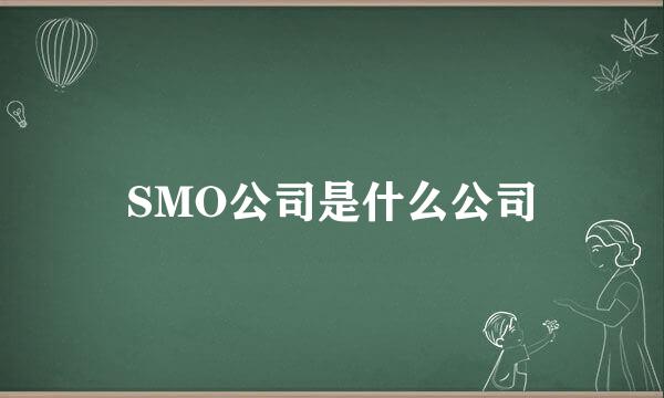 SMO公司是什么公司