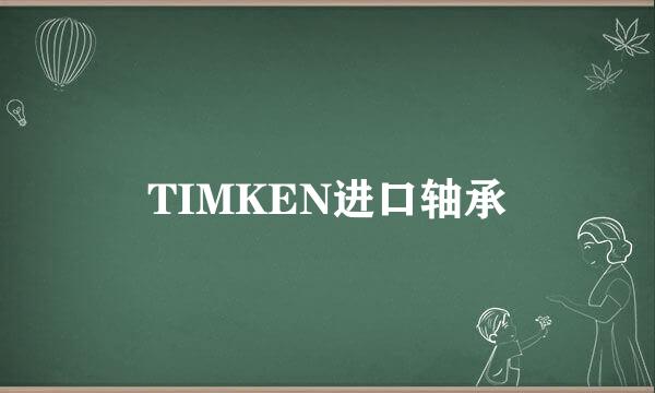 TIMKEN进口轴承