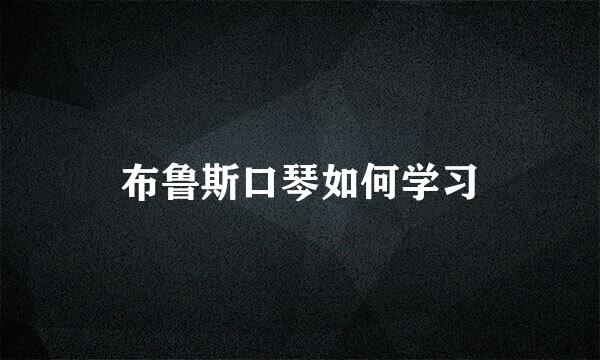 布鲁斯口琴如何学习