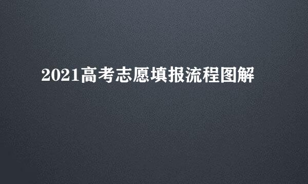 2021高考志愿填报流程图解