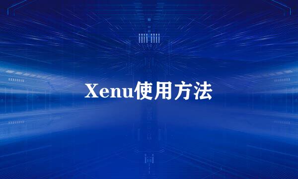 Xenu使用方法