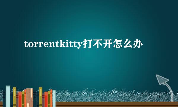 torrentkitty打不开怎么办