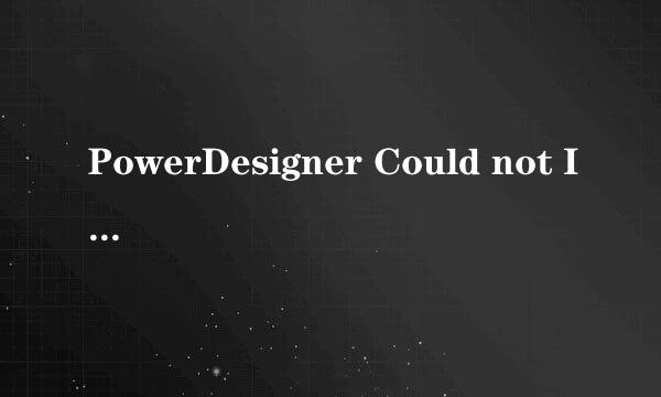 PowerDesigner Could not Initialize JavaVM