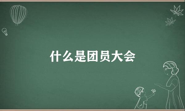 什么是团员大会