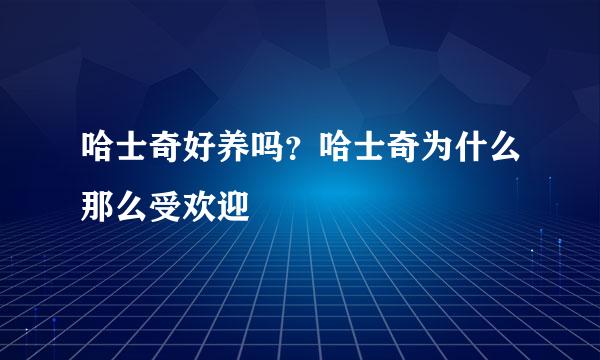 哈士奇好养吗？哈士奇为什么那么受欢迎