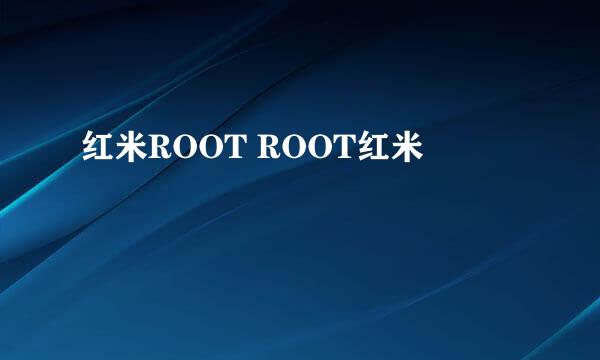 红米ROOT ROOT红米