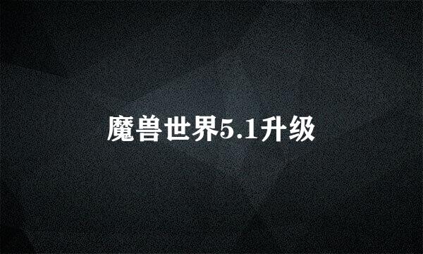 魔兽世界5.1升级