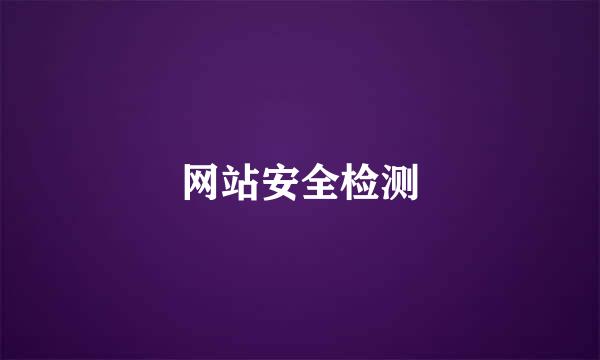 网站安全检测