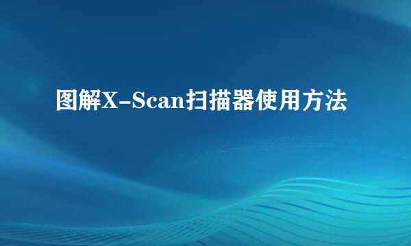 图解X-Scan扫描器使用方法