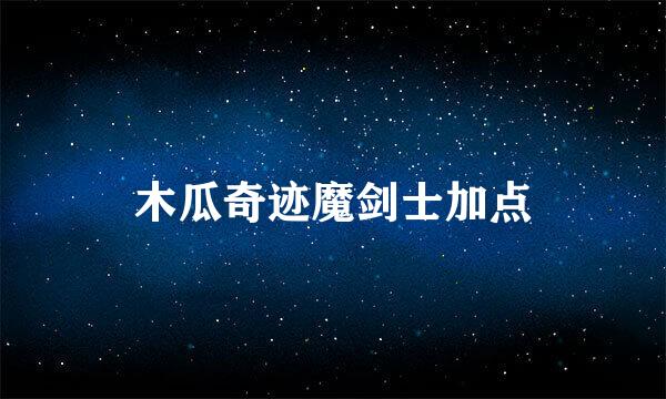 木瓜奇迹魔剑士加点