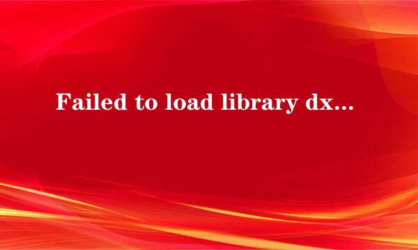 Failed to load library dxva2.dll怎么办