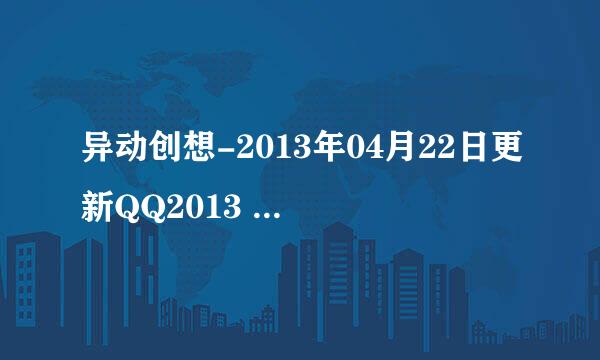 异动创想-2013年04月22日更新QQ2013 Beta3