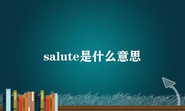 salute是什么意思