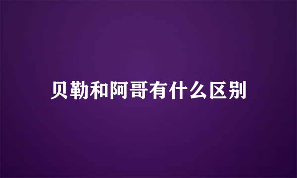 贝勒和阿哥有什么区别