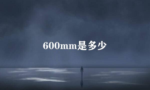 600mm是多少