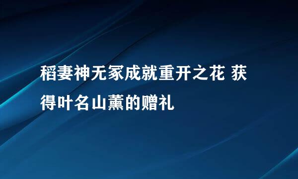 稻妻神无冢成就重开之花 获得叶名山薰的赠礼