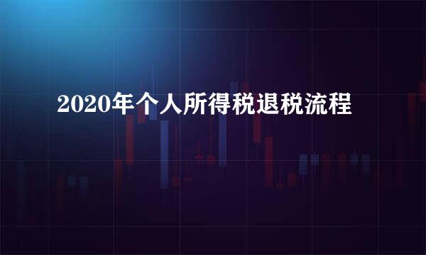 2020年个人所得税退税流程