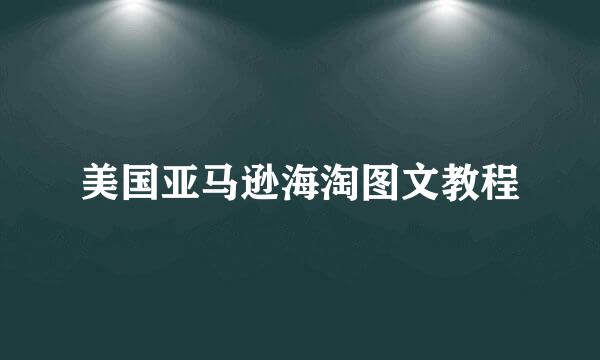 美国亚马逊海淘图文教程