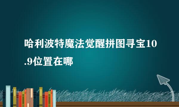 哈利波特魔法觉醒拼图寻宝10.9位置在哪